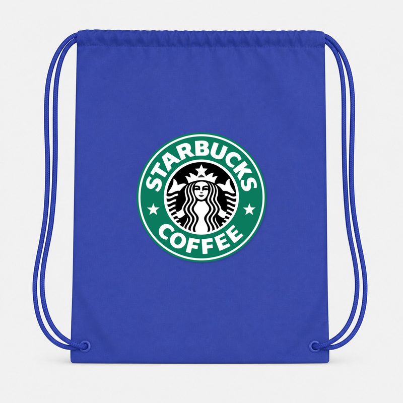 Starbucks Coffee Drawstring Bag - Blue