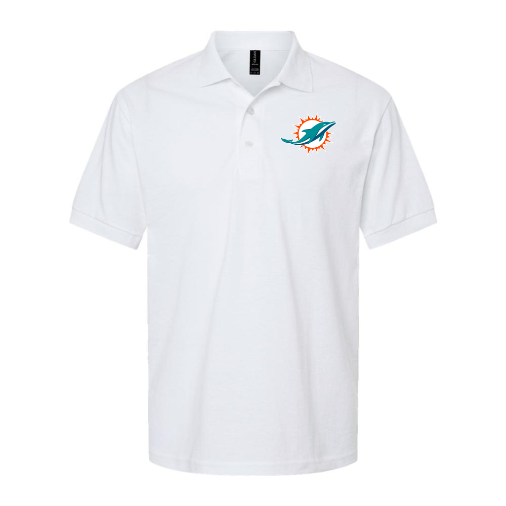 Men's Miami Dolphins Dry Blend Polo - White