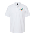 Men's Miami Dolphins Dry Blend Polo - White