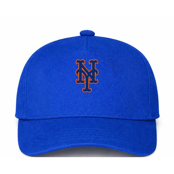 New York Mets MLB Logo Blue Dad Baseball Cap Hat