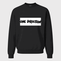 Men's One Direction Crewneck Sweatshirt - Black