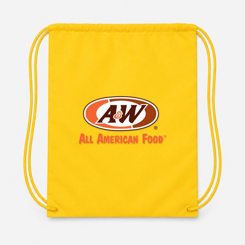 AW Drawstring Bag - Yellow