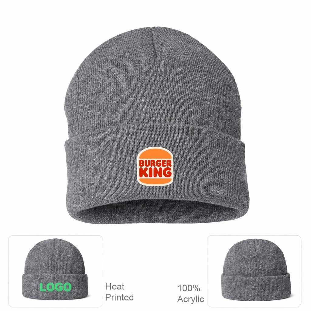 Burger King Beanie Hat - Grey