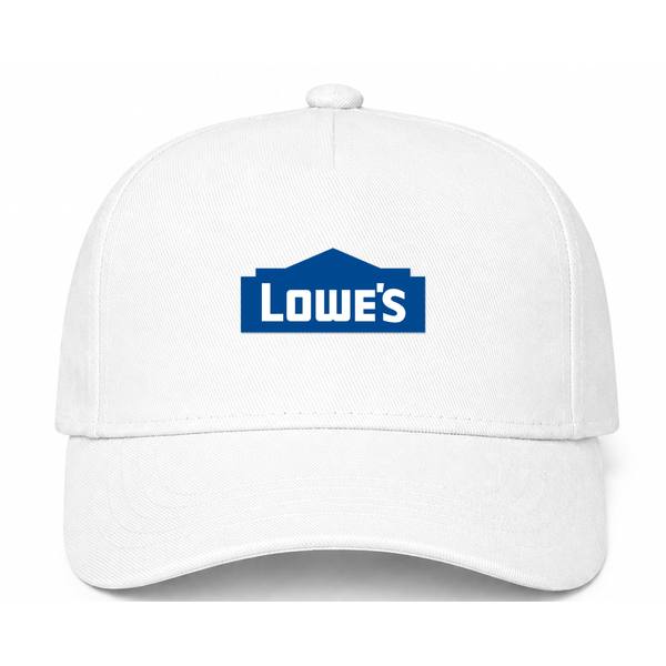 Lowe's Logo White Dad Baseball Cap Hat