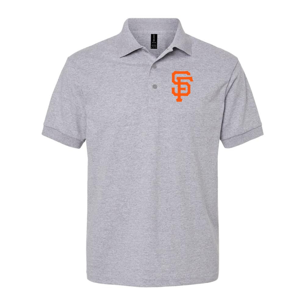 Men's San Francisco Giants Dry Blend Polo - Gray