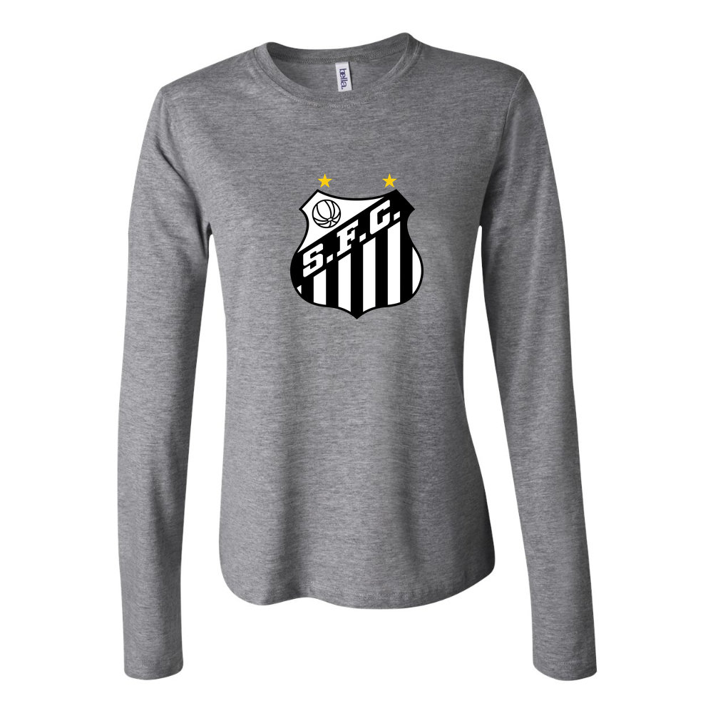 Women's Santos FC Long Sleeve T-Shirt - Gray