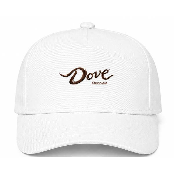 Dove Chocolate Logo White Dad Baseball Cap Hat