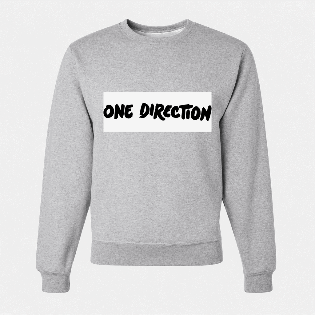 Men's One Direction Crewneck Sweatshirt - Gray