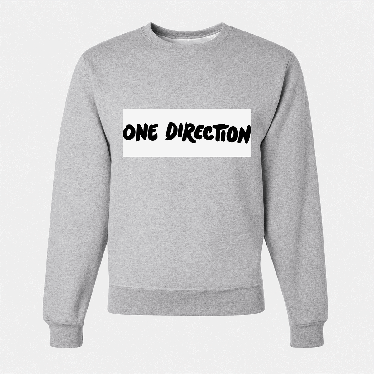 Men's One Direction Crewneck Sweatshirt - Gray