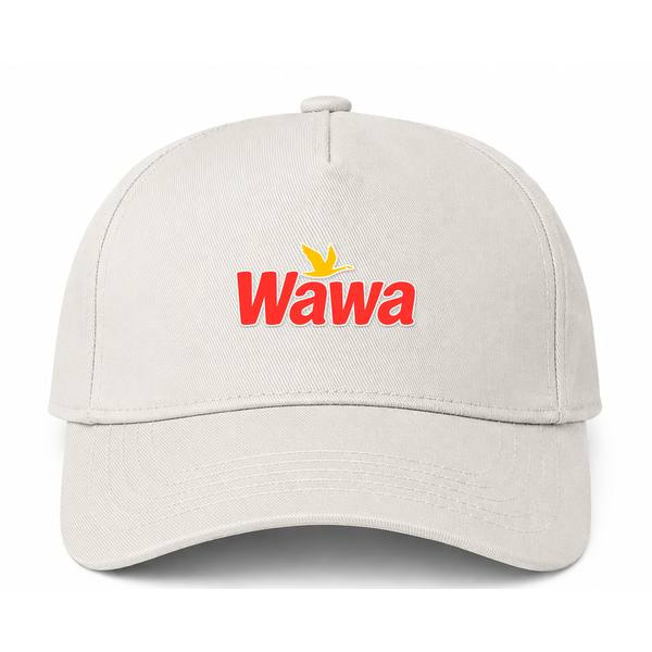 Wawa Logo Beige Dad Baseball Cap Hat