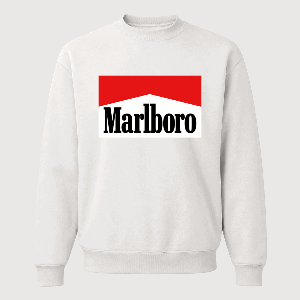 Men's Marlboro Crewneck Sweatshirt - White