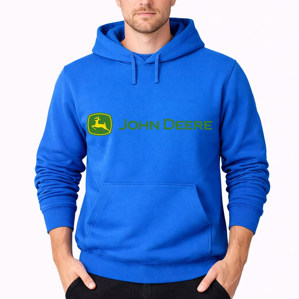 Men's John Deere Pullover Hoodie - Azure