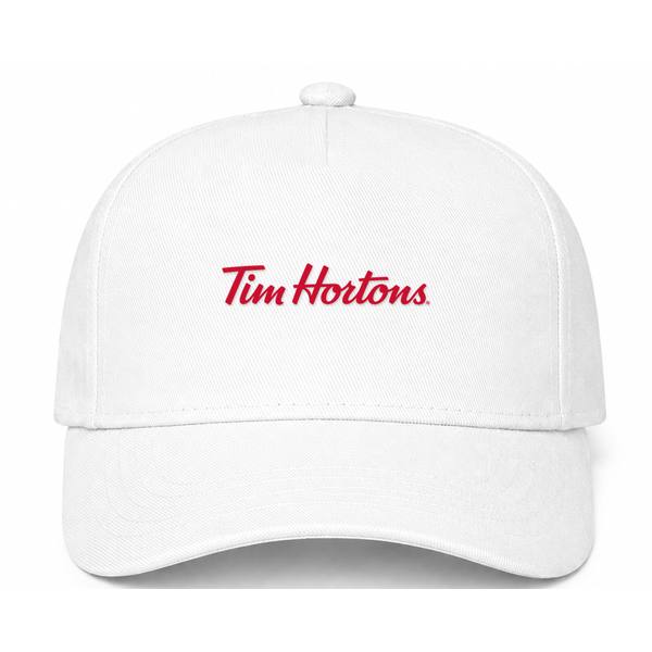 Tim Hortons Logo White Dad Baseball Cap Hat