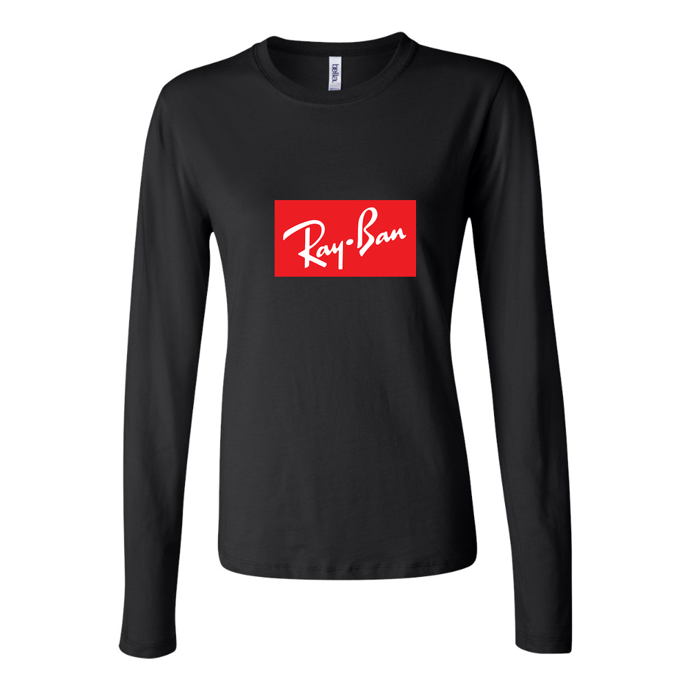 Women's Ray Ban Long Sleeve T-Shirt - Black