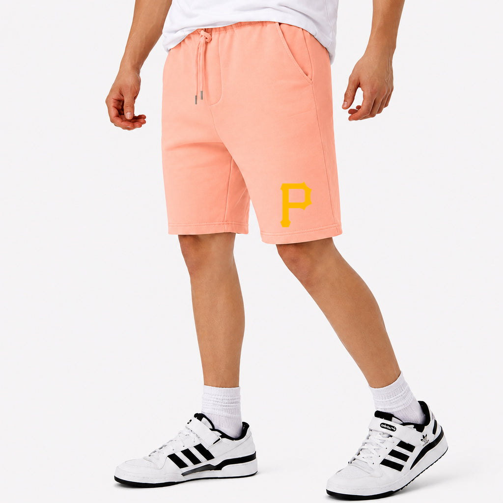 Men's Pittsburgh Pirates Cotton Shorts - Peach