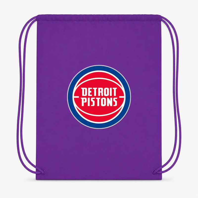 Detroit Pistons Drawstring Bag - Purple