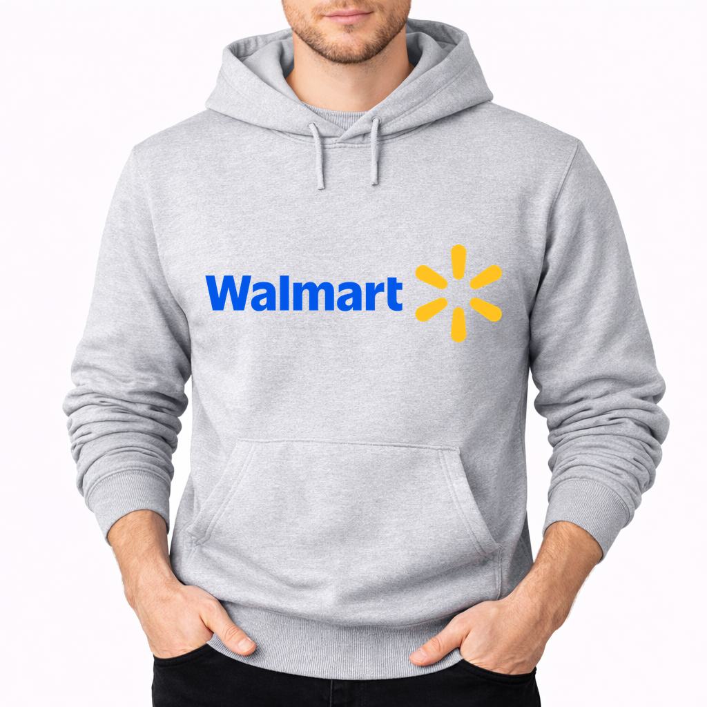 Men's Walmart Pullover Hoodie - Gray