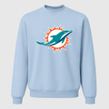 Men's Miami Dolphins Crewneck Sweatshirt - Sky Blue