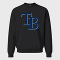 Men's Tampa Bay Rays Crewneck Sweatshirt - Black
