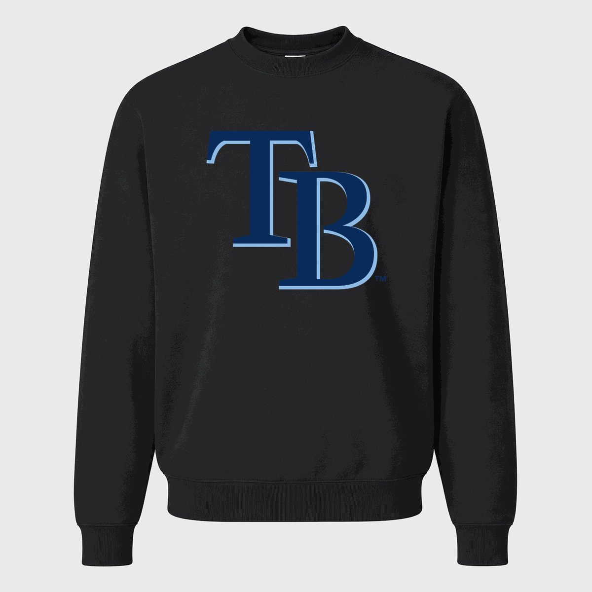 Men's Tampa Bay Rays Crewneck Sweatshirt - Black