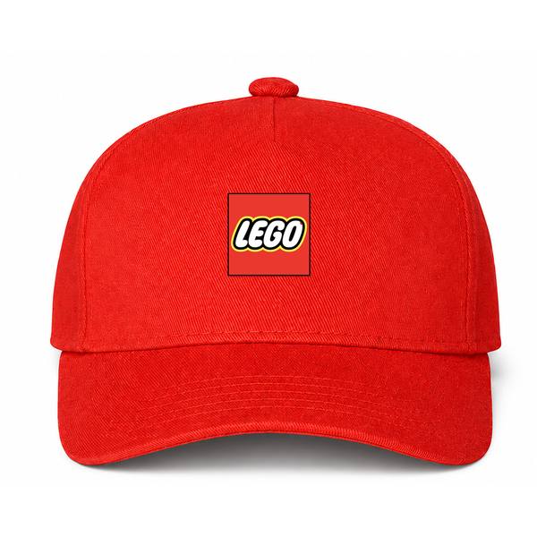 LEGO Logo Red Dad Baseball Cap Hat