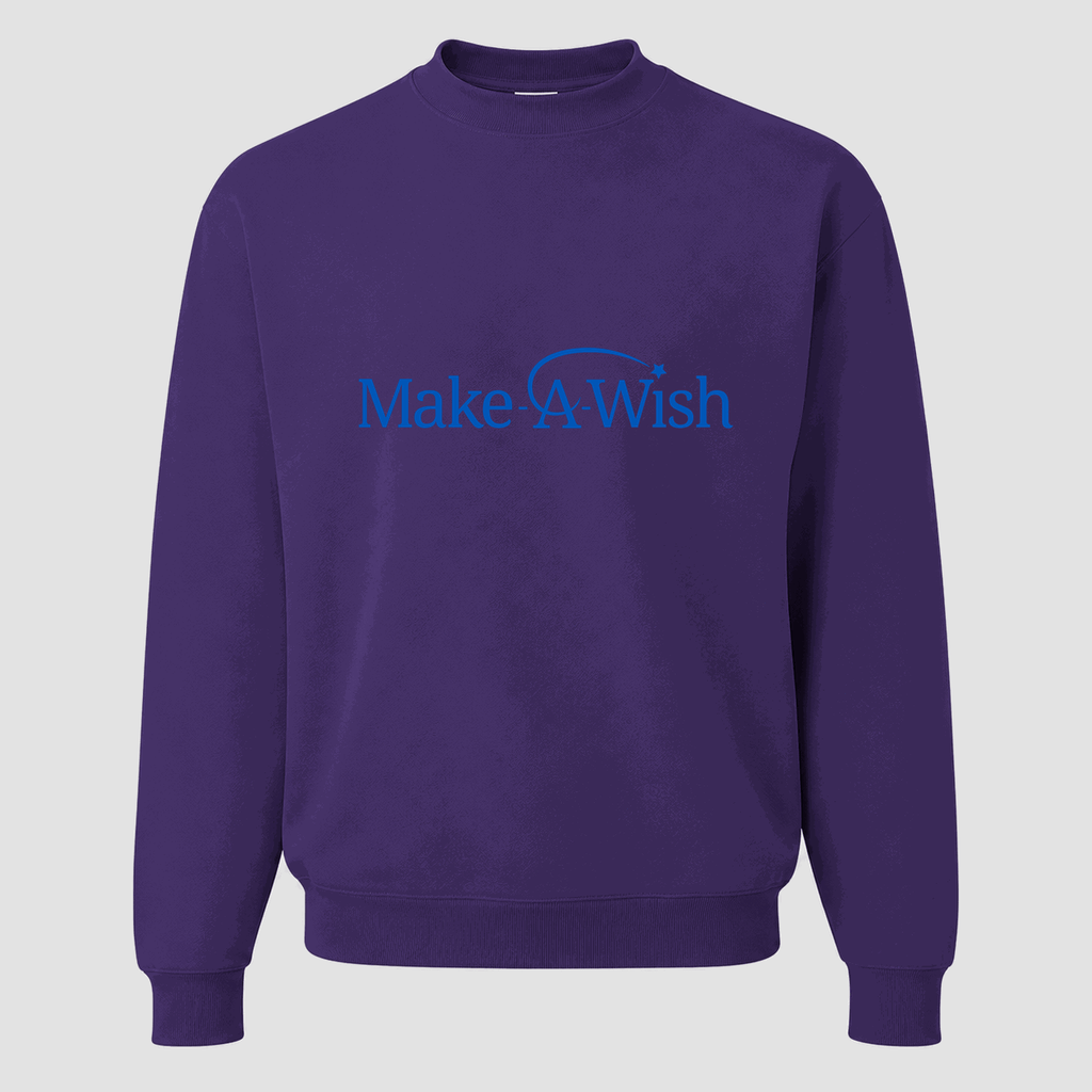 Men's Make-A-Wish Crewneck Sweatshirt - Purple