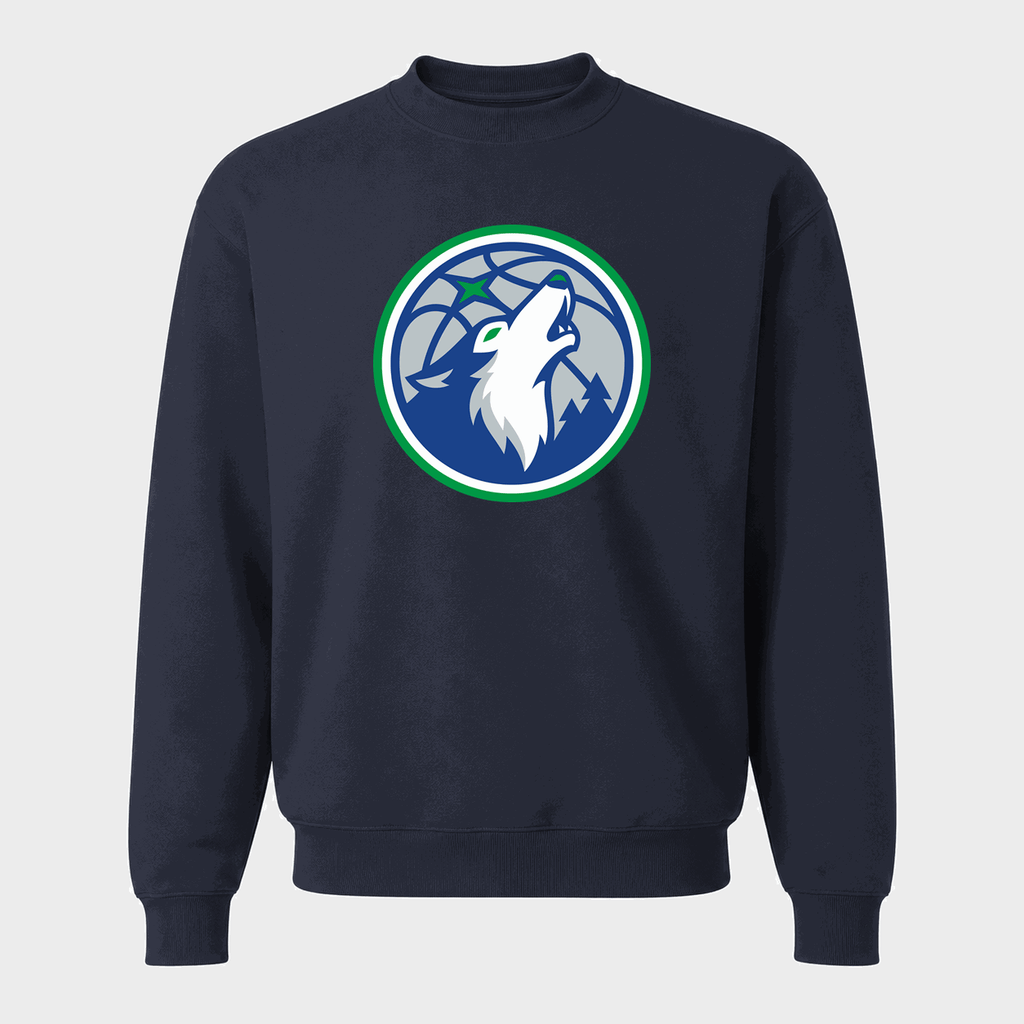 Men's Minnesota Timberwolves Crewneck Sweatshirt - Navy