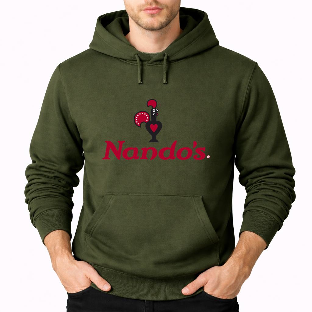 Men's Nando's Pullover Hoodie - Army Green