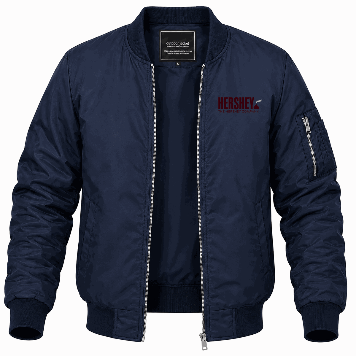 Men's Hershey Lightweight Bomber Jacket - Navy