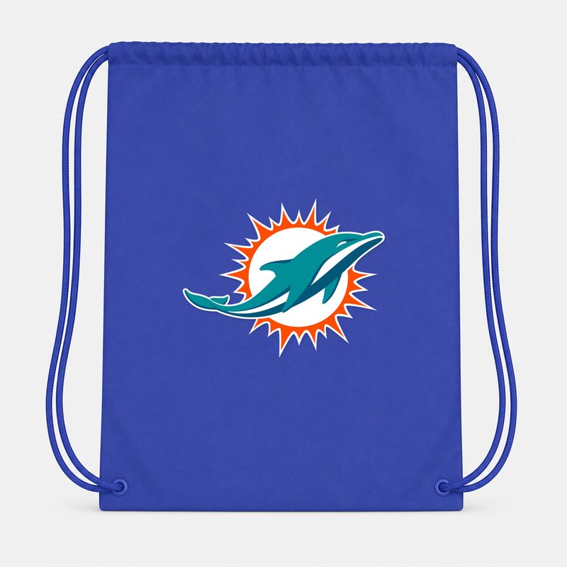 Miami Dolphins Drawstring Bag - Blue