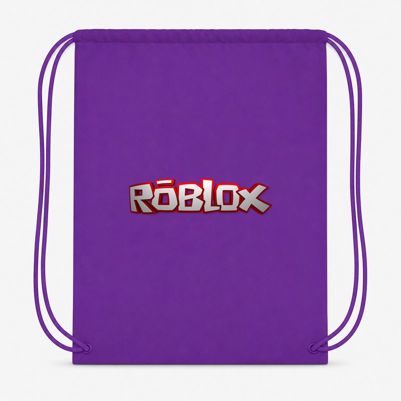 Roblox Drawstring Bag - Purple