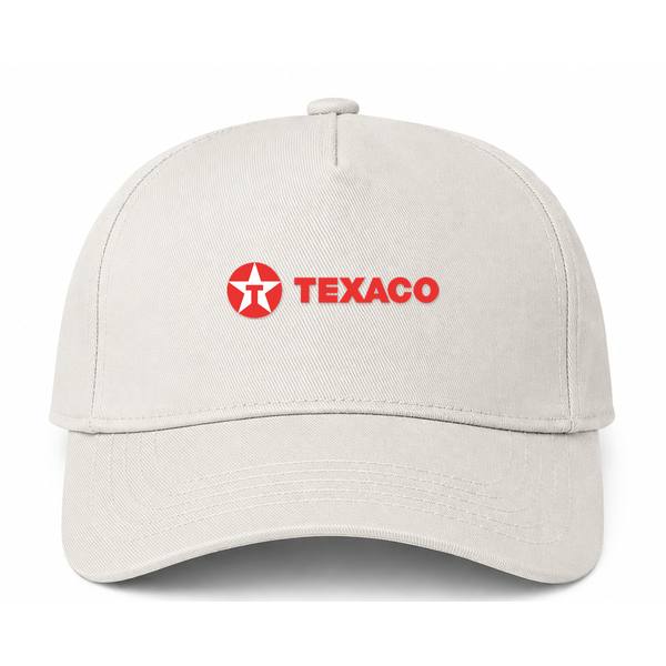 Texaco Logo Version 2 Beige Dad Baseball Cap Hat