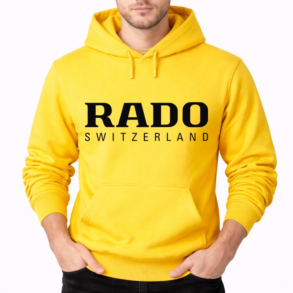 Men's Rado Pullover Hoodie - Yellow