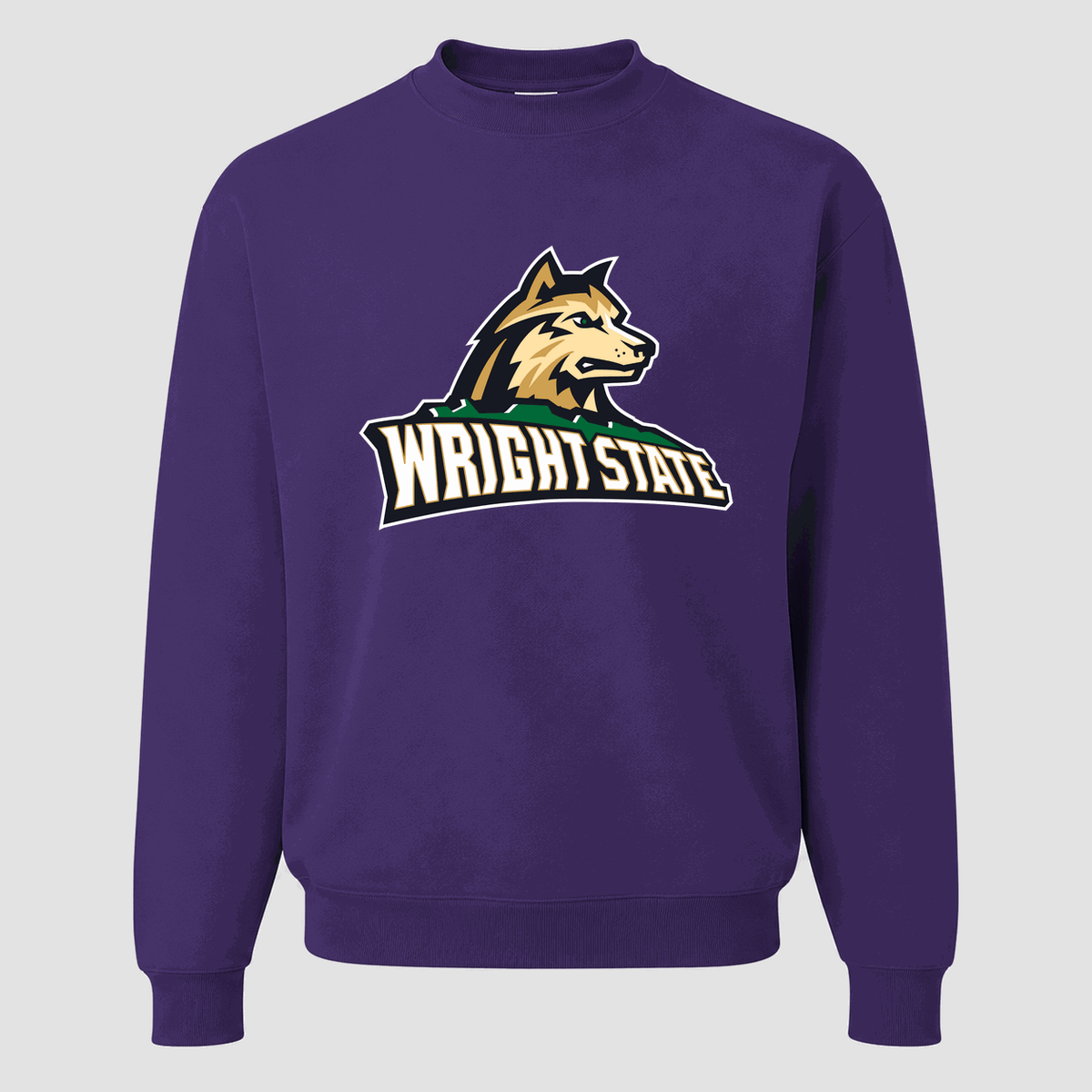 Men's Wright State Raiders Crewneck Sweatshirt - Purple