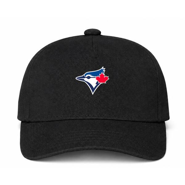 Toronto Blue Jays MLB Logo Black Dad Baseball Cap Hat