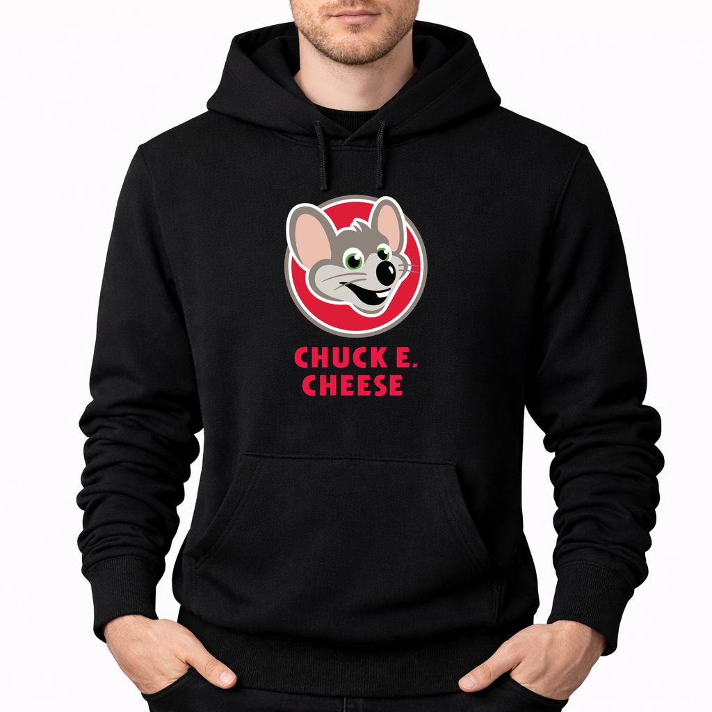 Men's Chuck E. Cheese's Pullover Hoodie - Black