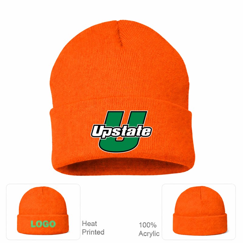 USC Upstate Spartans Orange Beanie Hat