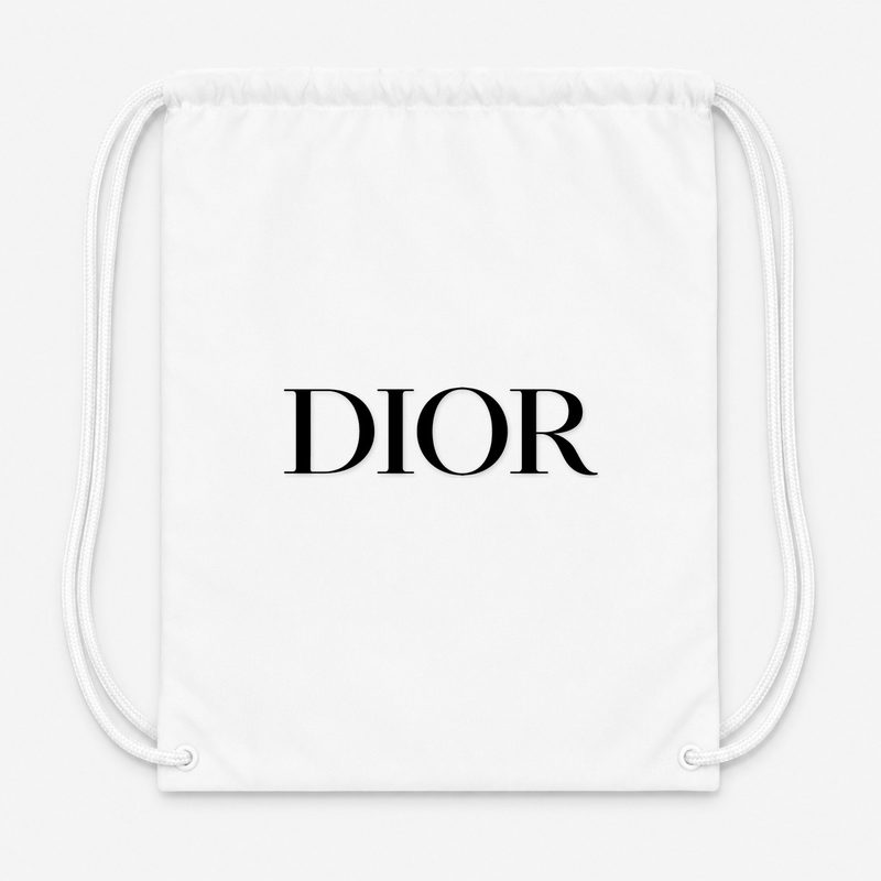 Dior Drawstring Bag - White