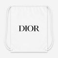 Dior Drawstring Bag - White