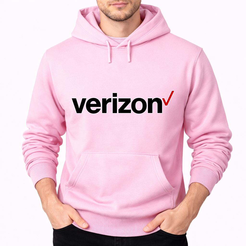 Men's Verizon Pullover Hoodie - Pink