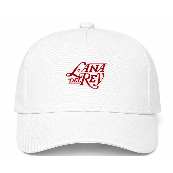 Lana Del Rey Logo White Dad Baseball Cap Hat