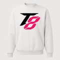Men's Tekken 8 Black Logo Crewneck Sweatshirt - White