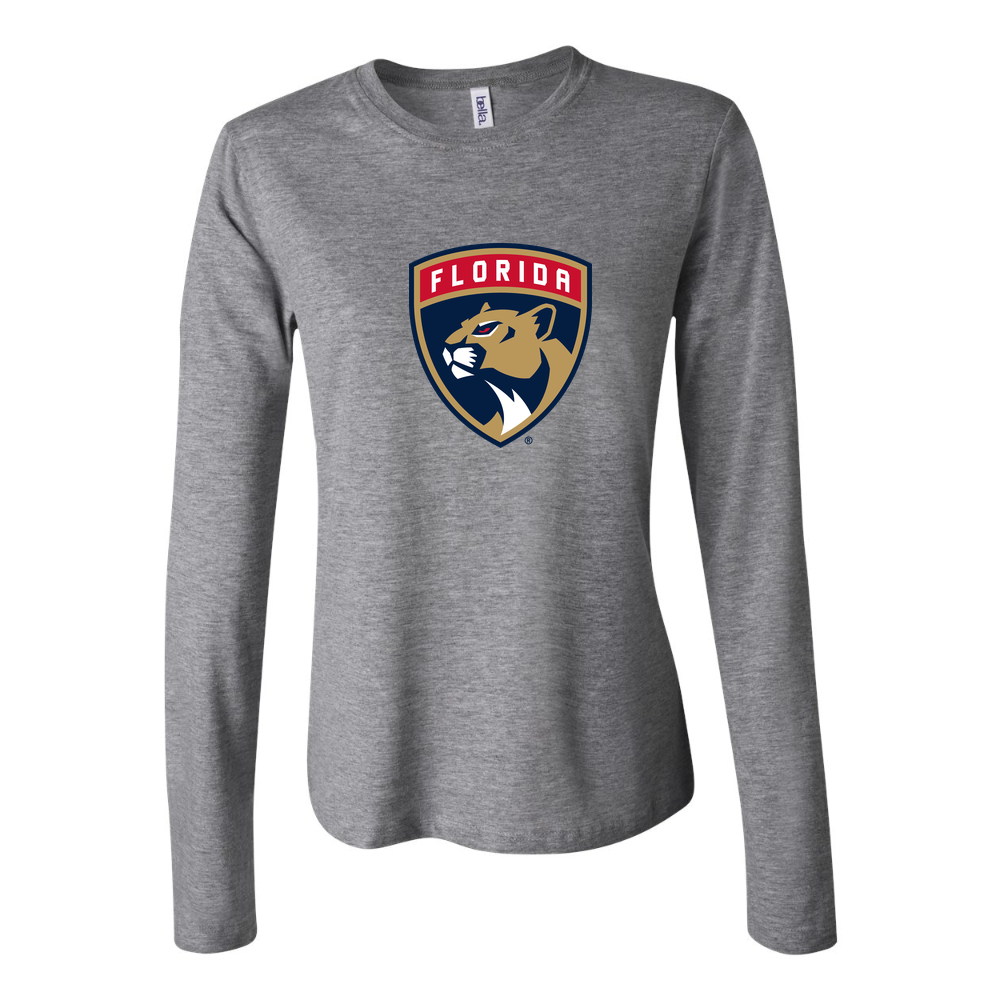 Women's Florida Panthers Long Sleeve T-Shirt - Gray