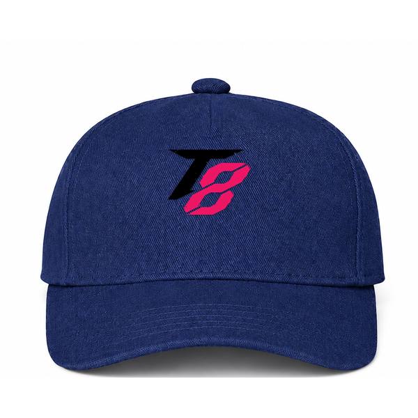 Tekken 8 Black Logo Navy Dad Baseball Cap Hat