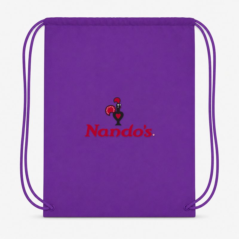 Nandos 2 Drawstring Bag - Purple