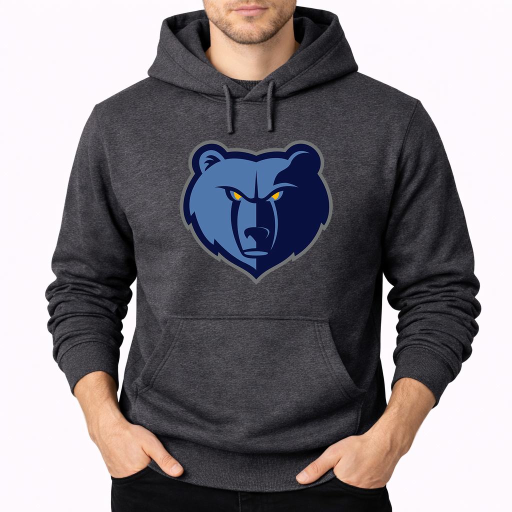 Men's Memphis Grizzlies Pullover Hoodie - Charcoal
