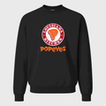 Men's Popeyes Louisiana Kitchen Crewneck Sweatshirt - Black