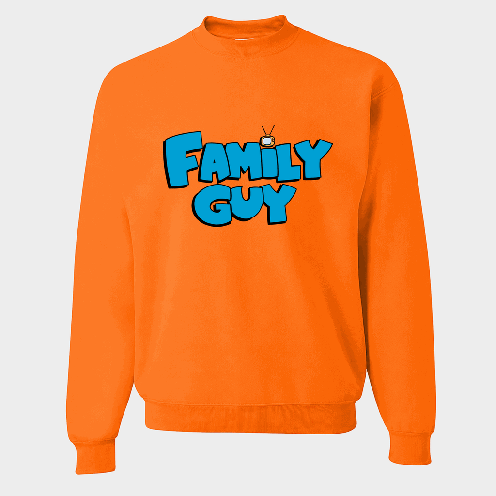 Men's Family Guy Crewneck Sweatshirt - Orange