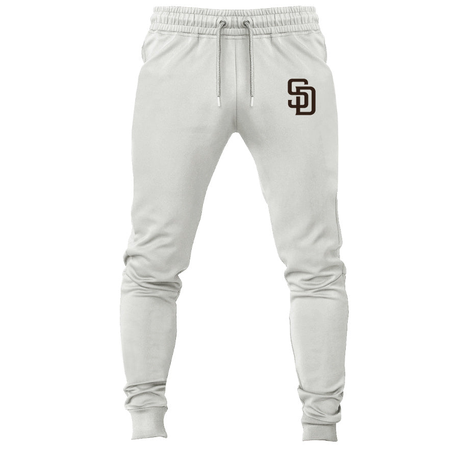 San Diego Padres joggers sweatpants - White
