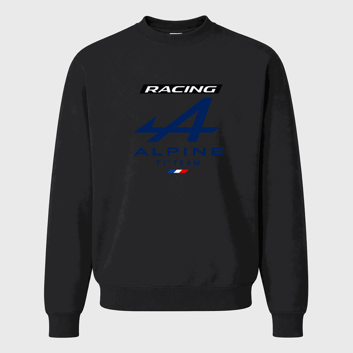 Men's Alpine F1 Team Crewneck Sweatshirt - Black